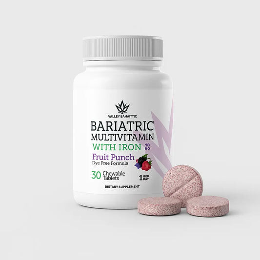Bariatric Multi-Vitamin w/ Iron 18mg Chewable Tablet