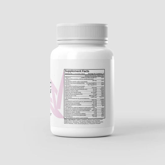 Bariatric Multi-Vitamin w/ Iron 45mg Chewable Tablet