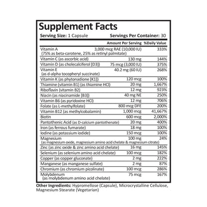 Bariatric Multi-Vitamin w/ Iron 18mg Capsule